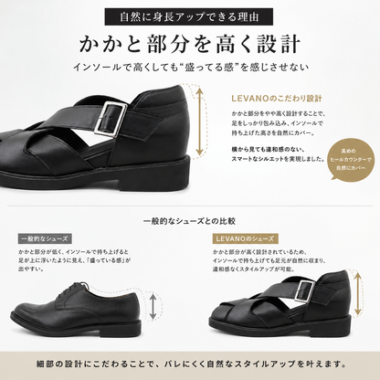 【予約｜8月中旬発送】Umi サンダル｜7cm UP