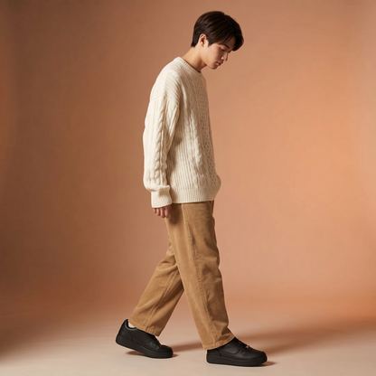 Ayumu スニーカー ブラック｜6.5cm UP