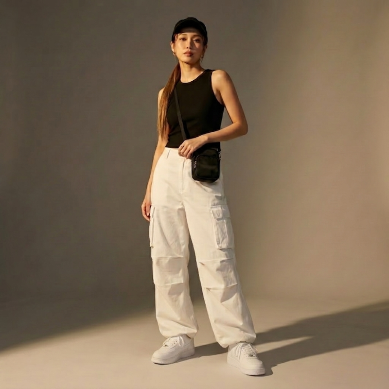 Ayumu スニーカー ホワイト｜6.5cm UP