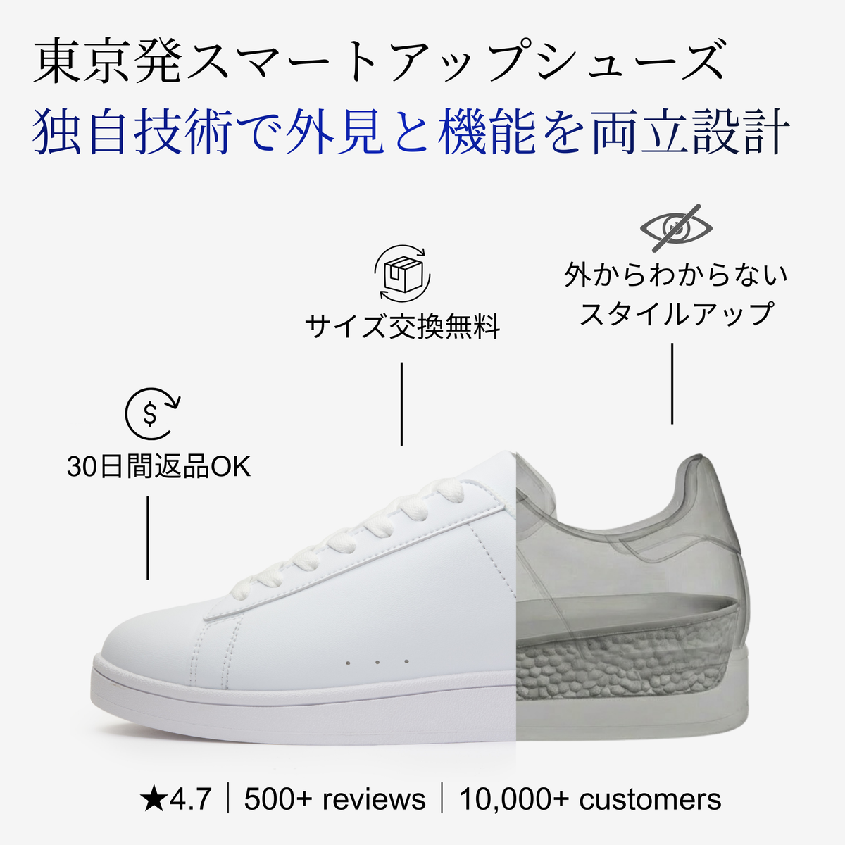 Sui スニーカー ツートン