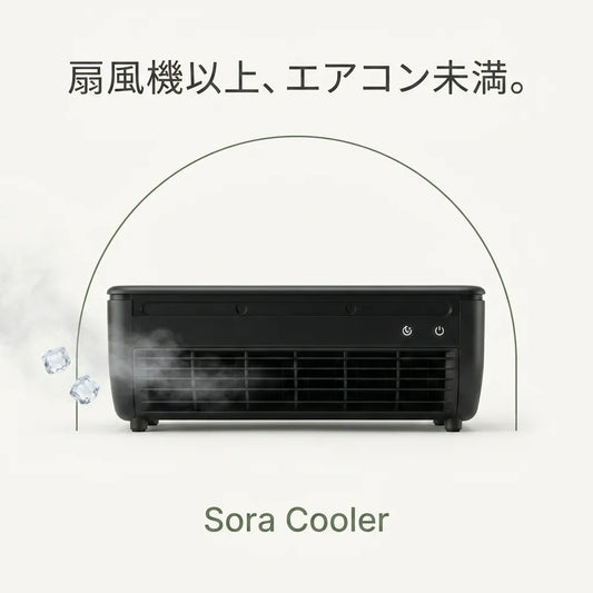 Sora Cooler｜充電式ポータブル冷風機